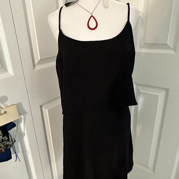 Abercrombie & Fitch Black Dress Size Large - Picture 2 of 7